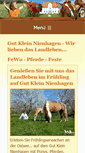Mobile Screenshot of gutshofurlaub.de